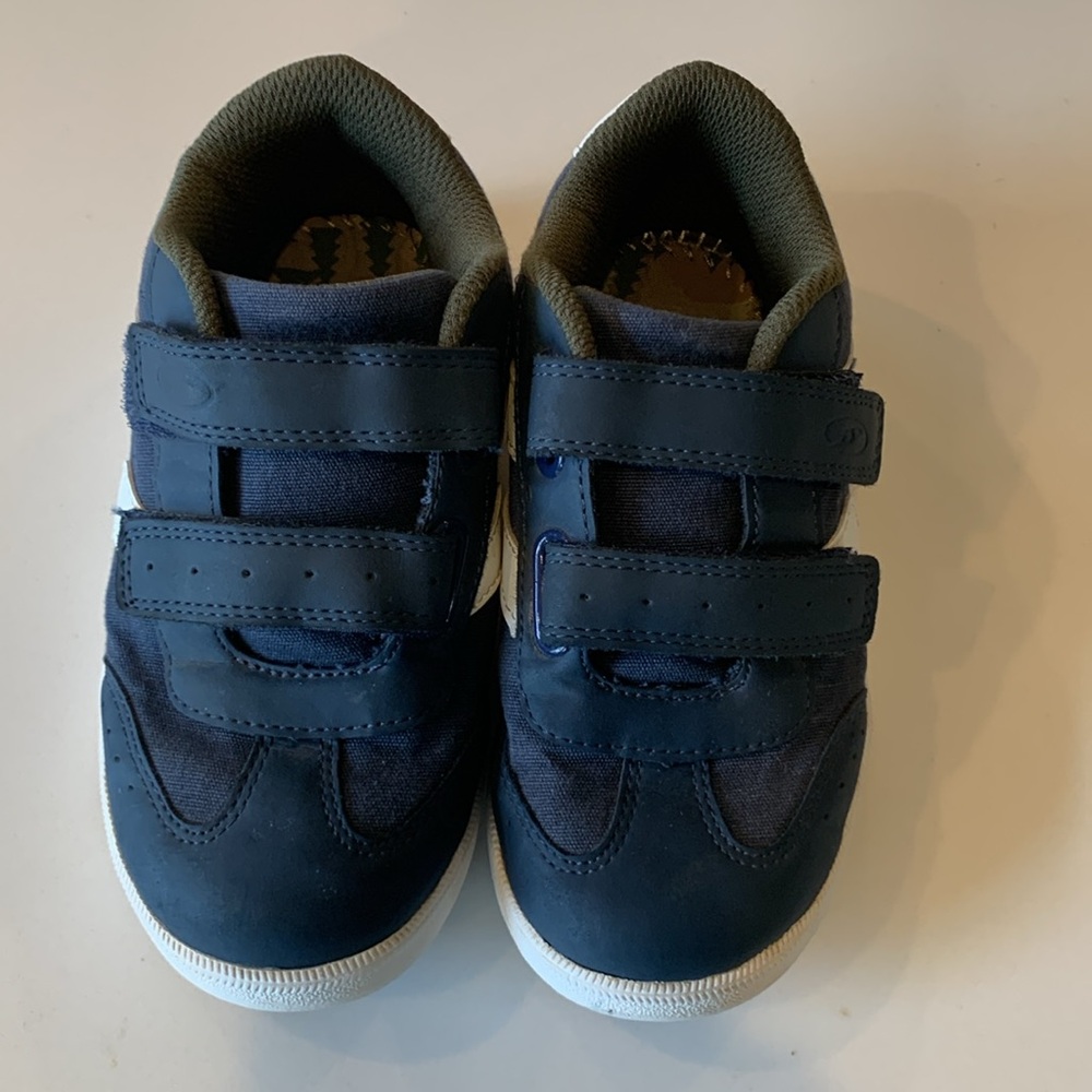 Canvas and suede summer shoes.